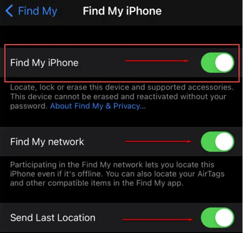 איך למצוא אייפון שכבוי?